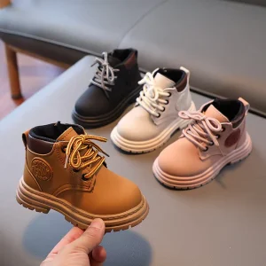 New Design Baby Booties Children Fashion Rubber Ankle Winter Shoes for Kids Classical Warm Zipper Casual Boys Boots