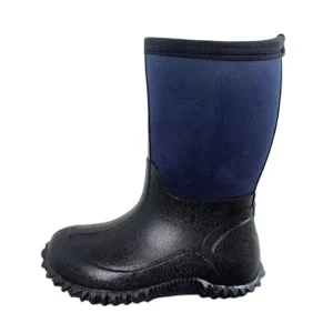 New Design Boy Rubber Neoprene Winter Boot Kids Snow Rain Boots