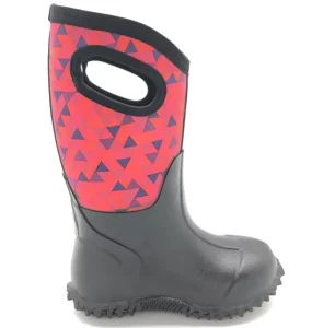New Design Handles Print Neoprene Rainboots Kids