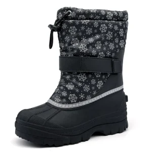 New Design Kids Custom TPR Outsole Snow Boots Thickened Anti-Slip Windproof Warm Travel Snow Boots for Winter Outdoor
