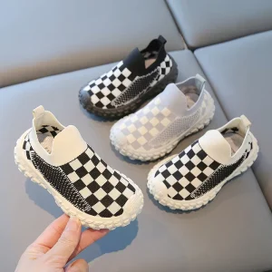 New Design Mesh Kids Shoes Female Rubber Toddler Boy Sneakers Fashion Sport Styles Summer Children Smart Casual Shoes