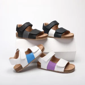 New Design Sandals Size21 35 Kids Flat Sandals Girls Children’s Shoes Comfortable Cork Sandal slippers Factory Outlet