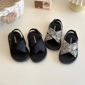 New Design Summer Children Beach Shoes Casual Boys Girls Flat Sandals