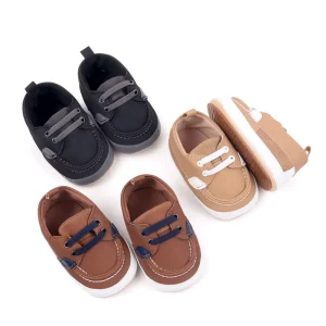 New Design Trendy All Seasons Baby Shoes Classic Durable Anti-slip TPR Soles Leisure Unisex Infant Shoes on Sale