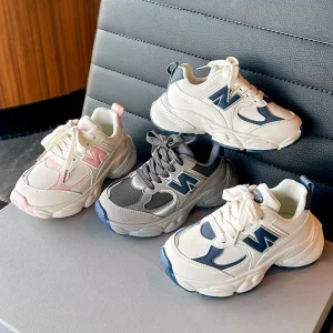 New Design Unisex Children’s Running Shoes Breathable Kids Sneakers for Teenage Fashionable Boys Casual Shoes Girls