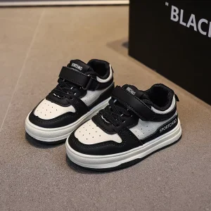 New Design White Children High Top Sneakers Fashion Colorful Kids Footwear for Boys Casual Baby Girls Shoes Autumn