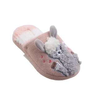 New Designer Winter Cute Alpaca Cartoon Design Winter Home Kids slippers