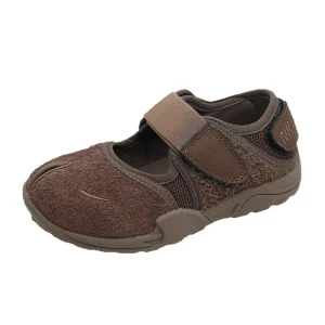 New Fall Children’s Boys Girls Korean Style Retro Split Toe Casual Shoes Kid Toddler Student Low Top Flats