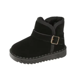 New Fashion Children Casual Shoes Girls Boys Snow Boots Warm Kids Boots Boy Winter Baby Shoes Versatile Child Short Boots Trendy