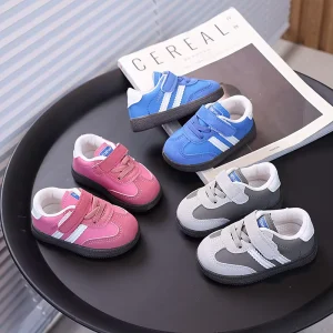 New Fashion Colorful Casual Shoes for Kids Classical Style Sport Shoes for Children Girls