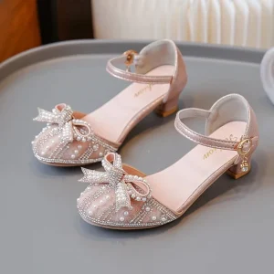 New Fashion Dress Shoes for Girls Kids Princess Shoes for Wedding Holidays & Parties for Summer