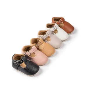 New Fashion Outdoor Infant Princess Party Toddler Shoes PU Leather Soft Sole Anti Slip Baby Dress Shoes