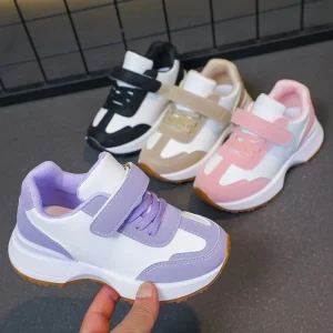 New Fashion Sports Shoes for Casual Daddy Shoes Boys Girls All Match Small White Sneakers