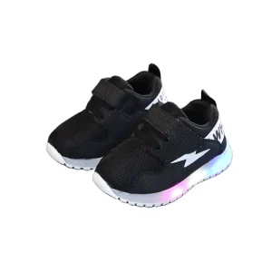 New Fashion Very Price Kids Children LED Light Sport Shoes Girls’ Boys’ Casual LED Shoes for Outdoor
