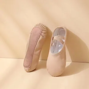New Fashionable Foldable PU Leather Ballet Dance Shoes
