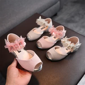 New Girls’ Sandals Fashion Flat Baby Girls’ Sandals