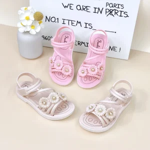 New High Quality Anti Slip Lightweight Summer Open Toe Girl’s Sandals New Design Fashion Kids Sandals