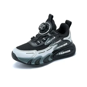 New High Quality Kids Sports Shoes 28-40 Back to School Eva Light Walking Shoes Quick Lace Factory Export Shoe Running
