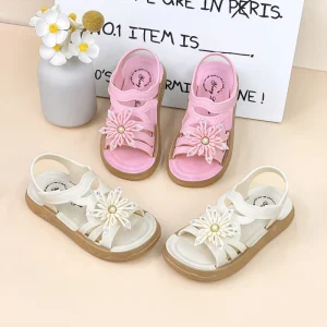 New Hot Selling High Quality Anti Slip Lightweight Summer Open Toe Girl’s Sandals New Design Fashion Kids Sandals