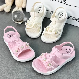New Hot Selling High Quality Anti Slip Lightweight Summer Open Toe Girl’s Sandals New Design Fashion Kids Sandals