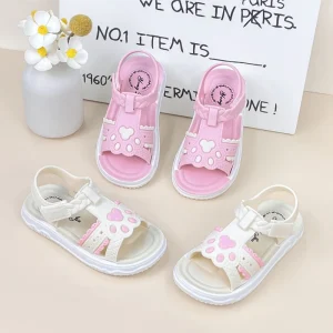 New Hot Selling High Quality Anti Slip Lightweight Summer Open Toe Girl’s Sandals New Design Fashion Kids Sandals
