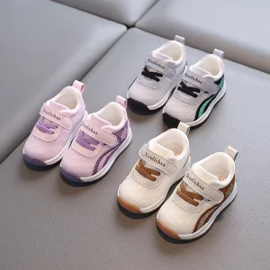 New Kids Casual Shoes Toddler Sneakers Durable Non Slip Lightweight Suitable for Everyday Spring and Autumn Wear
