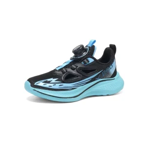 New Kids Rotary Button Sports Shoes Breathable Casual Running Sneakers for Boys Girls