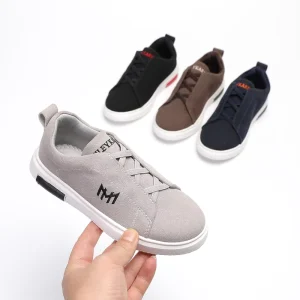 New Material Fashionable Kids’ Canvas Shoes for Spring Autumn Collection Comfortable Children’s Footwear for Boys Casual Breathable