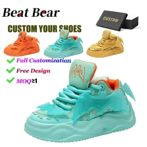 New Men’s Casual Sports Shoes Spring Solid Color with Increased Thick Sole Comfortable for Summer