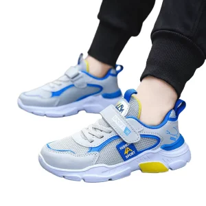 New Model School Sports Sneaker for Boys 28-40 Synthetic Upper Summer Walking Running Sports Mesh Shoes for Anne Scolaire
