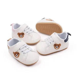 New Popular Spring Autumn Toddlers Prewalker Shoes Cartoon Casual Infant Baby PU Board Shoes
