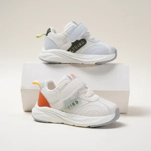 New Product Crab Kids School Shoes Beige Blue Color Kids Sports Walking Shoes Youth Child Kids Casual Boys Girls Shoes Footwear