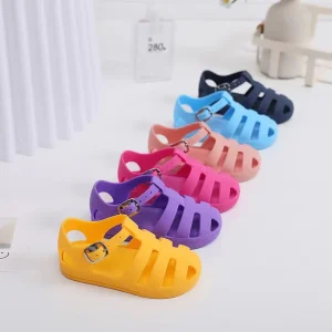 New Sandals for Summer Kid Boys Girls Cute Beach Children Jelly Sandals Non slip Safe Rubber Baby Kids Jelly Shoes