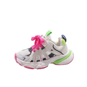 New Spring Autumn Children’s School & Sports Sneakers Casual Mesh School Shoes for Kids Rubber Insole for Summer Winter