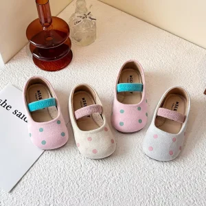New Spring Summer Anti Slip Cute Kids Shoes High Quality Princess Girl Flat Barre Baby Dress Sandals Crib Shoes