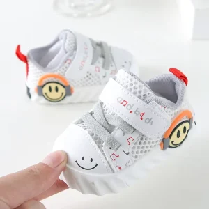 New Style Cute Breathable Cotton Fabric Baby Shoes Sock Toddler Shoes Casual Newborn Shoes for Kids