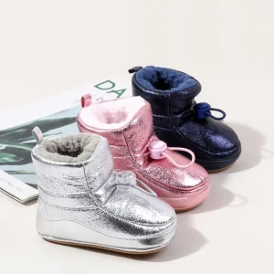 New Style Fashion Trend Baby Winter Boots Fashion Design Soft Cotton Style Infant Warm Shoes