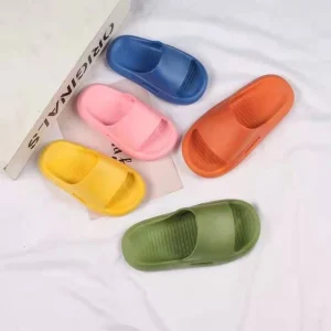 New Style Non-slip Children’s PVC Shoes Fashionable Open Toe Kids Summer Footwear for Girls Soft Boys Water Slippers