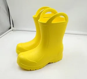 New Style Rain Boots for Kids Waterproof Construction Anti Slip Soles Supple Soft Design Children Rain Boots