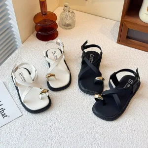 New Stylish Summer Children Shoes Soft Sole Beach Flat Sandals for Kids Girls