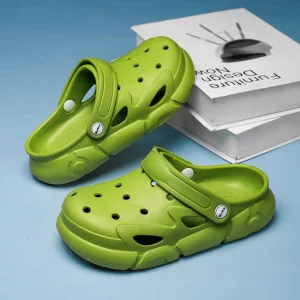 New Summer Children’s Platform Hole Shoes Non slip Sandals for Girls and Big Babies Breathable Beach Slippers for Women