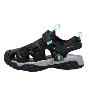 New Summer Children’s Sandals for Boys Closed Toes Soft Soles Breathable Design for Beachwear Hiking Sports Medium Large Sizes