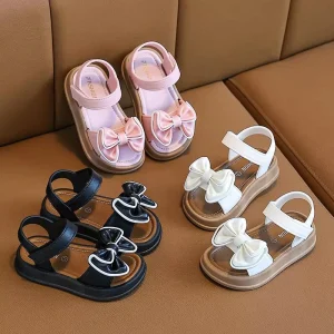 New Summer Princess Sandals for Large Children and Babies Non Slip Soft Bottom Beach Shoes With Outdoor Type