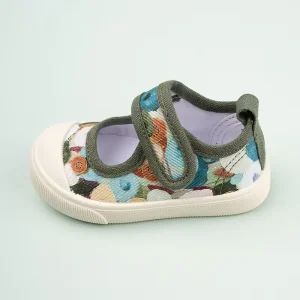 New Trendy Customized Kids Flower Colored Printed Canvas Casual Shoes Outdoor Durable Footwear Sneakers