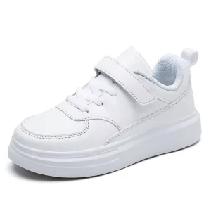 New White Shoes for Students Net Surface Sports Kid Running Shoes Breathable Casual Kid School Shoes