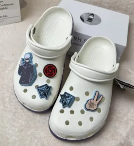 New White Unisex Kids’ Parent Child Sandals Clogs Non Slip Shock Absorbing Lightweight Suitable For Beach Casual Wear