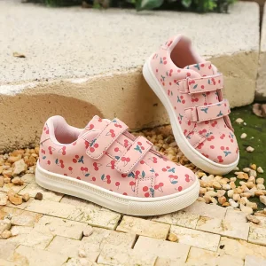 Newborn Anti Slip Fruit Pattern Lightweight Breathable Spring Casual Baby Sport Court Loafers Toddler Shoes