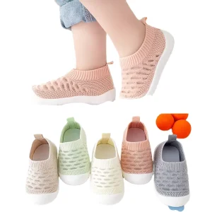 Newborn Baby Boy Girl Walking Casual Shoes 12 to 18month First Walker Newborn Prewalking Mesh Shoes Anti Slip Toddler Shoes