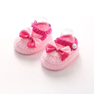 Newborn Knitted Shoes Girl Boy Baby Photography Props Toddler Shoe