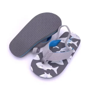 Newest Designer Direct Sale Fish Pattern Flip Flops for Kids with High Quality